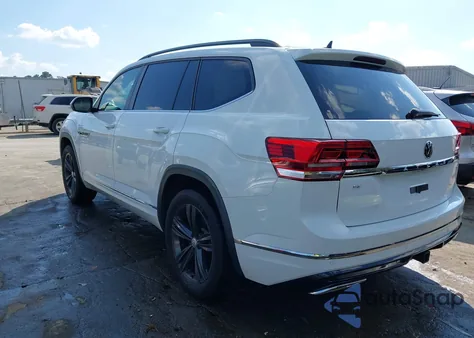 2020 Volkswagen Atlas 3.6L V6 Se W/Technology R-Line z USA, uszkodzony, nr VIN 1V2FR2CA8LC505589